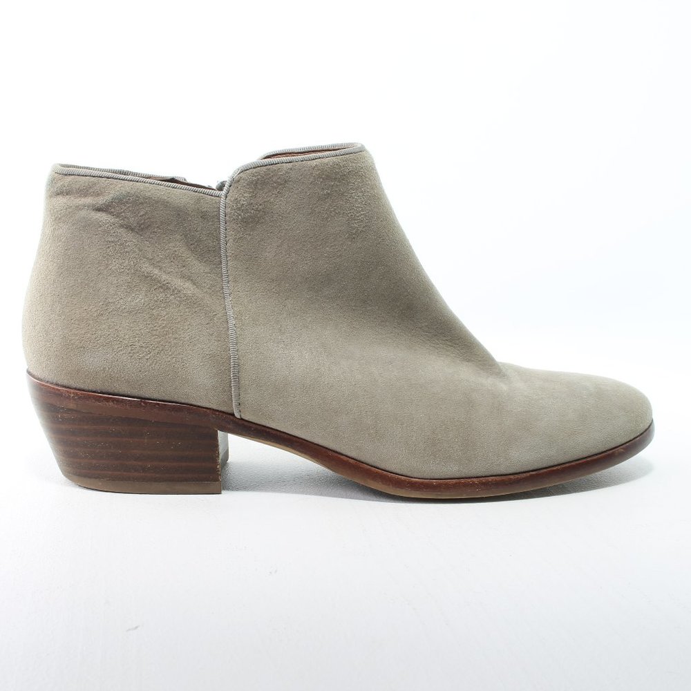 Sam Edelman Petty Suede Bootie Size 7.5M EUR37.5 in Putty/Gray